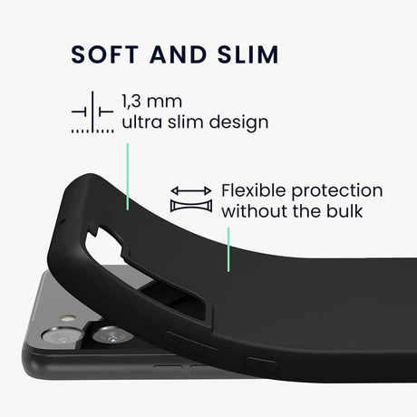 Galaxy S22 Plus Soft TPU Case Hoesje Matte Zwart