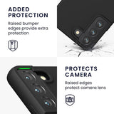 Galaxy S23 Plus Soft TPU Case Hoesje Matte Zwart