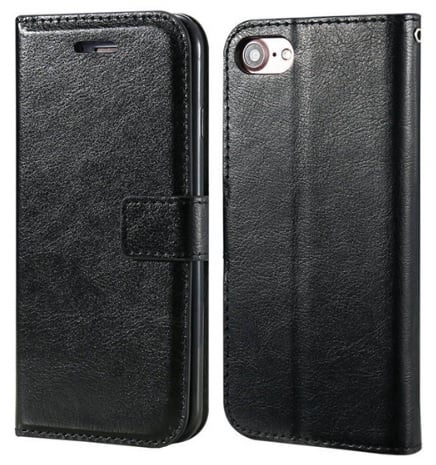 iPhone 7 Plus / 8 Plus Leren Portemonnee Hoesje