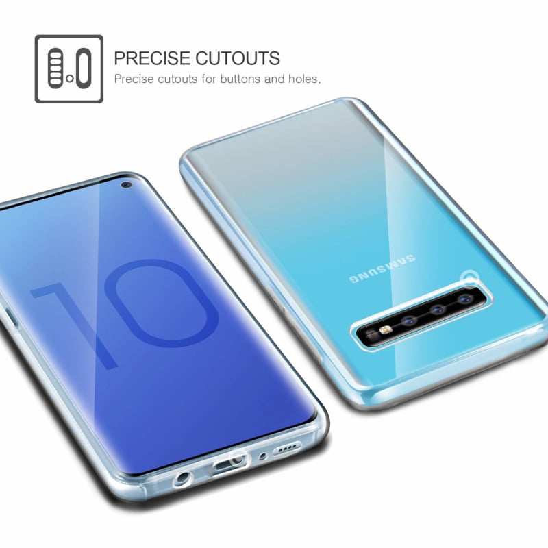 Galaxy S10E 360° Ultra Clear Hybrid PC + TPU Hoesje