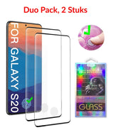 2 STUKS Galaxy S20 Case Friendly 3D Tempered Glass Screen Protector