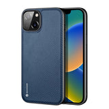 iPhone 14 / 16e Dux Ducis Fino Hybrid Back Case Blauw