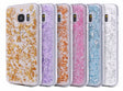 Galaxy S7 TPU Bling Glitterhoesje Blad - Look