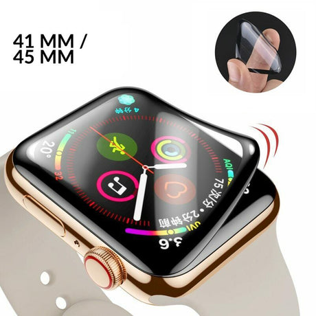 Apple Watch 7/8/9 41MM/45MM 3D Flexibel Plexiglas Screenprotector
