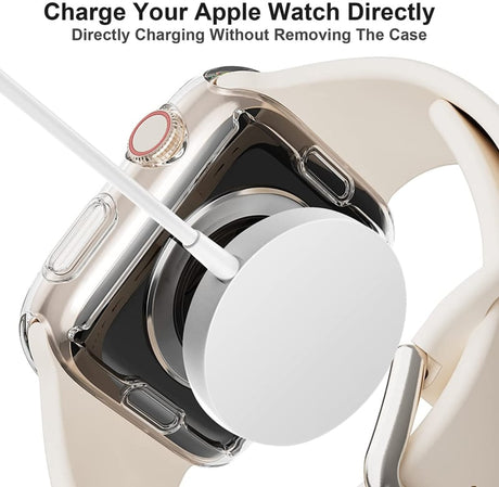 Apple Watch Series 10/11 46MM Transparant Soft TPU Hoesje Full Cover