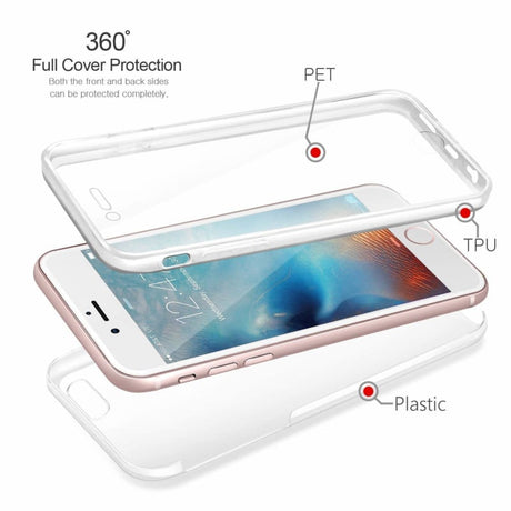 iPhone 7 Plus / 8 Plus 360° Ultra Clear Hybrid PC + TPU Hoesje