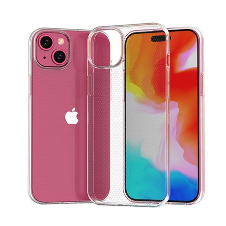 iPhone 15 Plus Premium Soft TPU Hoesje Transparant
