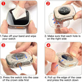 Apple Watch Ultra 49MM Transparant Soft TPU Hoesje Full Cover