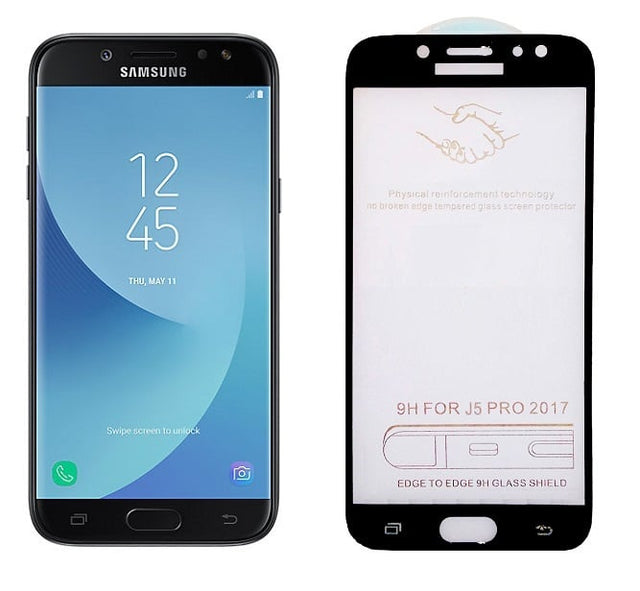 Galaxy J5 (2017) Full Cover Full Glue Tempered Glass Protector