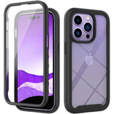 iPhone 14 Pro Max 360° Full Protect Hoesje met Screenprotector Zwart
