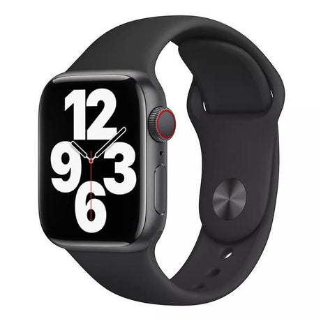 Apple Watch Siliconen Bandje Zwart 49/46/45/44mm