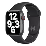 Apple Watch Siliconen Bandje Zwart 42/41/40/38mm