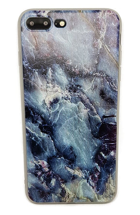 iPhone 7 Plus / 8 Plus Soft TPU Hoesje Marmer Dark & Wild