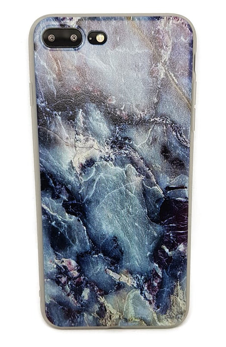 iPhone 7 Plus / 8 Plus Soft TPU Hoesje Marmer Dark & Wild
