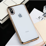iPhone Xs Max Bling Hoesje Met Bergkristallen Strass-Steentjes