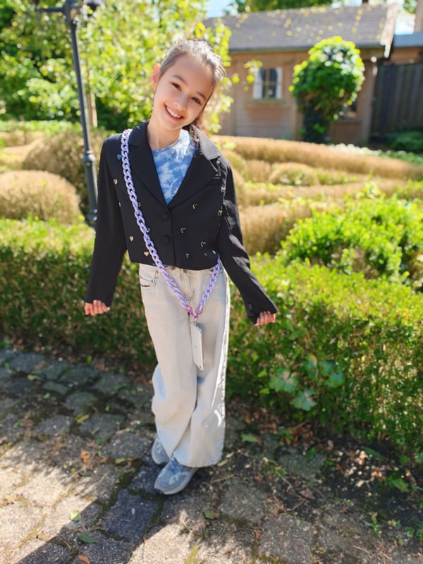 Universeel Lila Paars Telefoonkoord / -Ketting Acryl