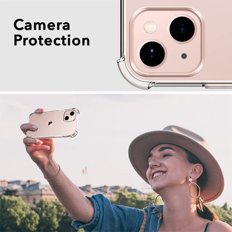 iPhone 15 Plus Transparant Soft TPU Air Cushion Hoesje