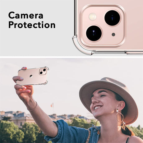 iPhone 14 Transparant Soft TPU Air Cushion Hoesje