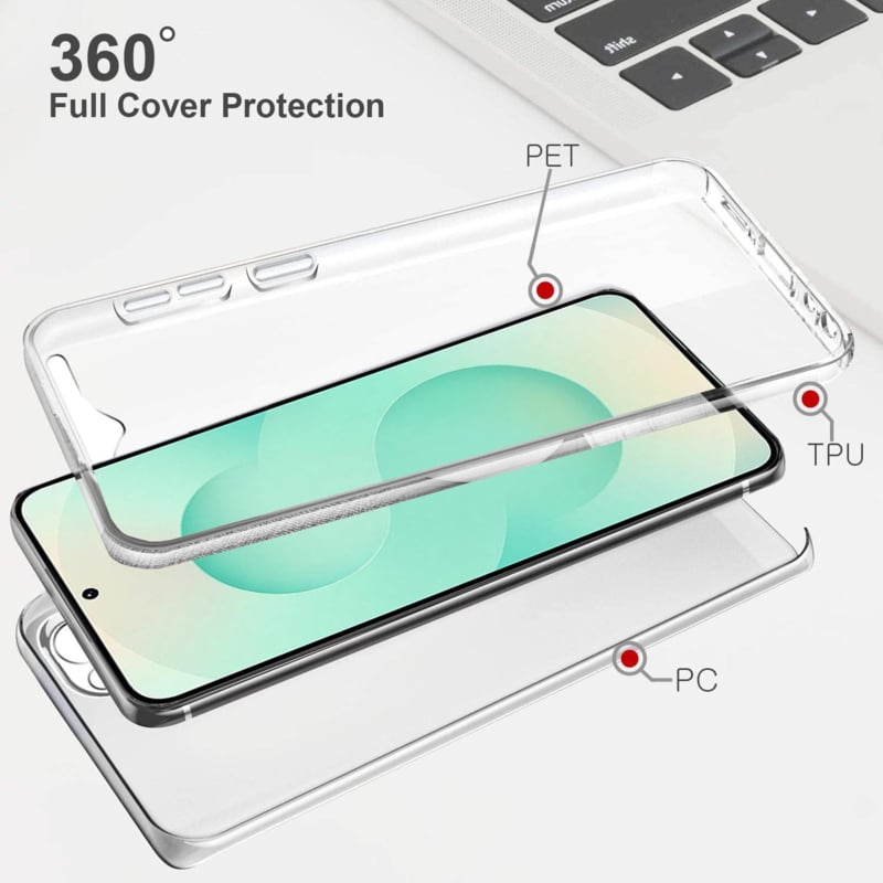 Galaxy S25 Plus 360° Ultra Clear Hybrid PC + TPU Hoesje