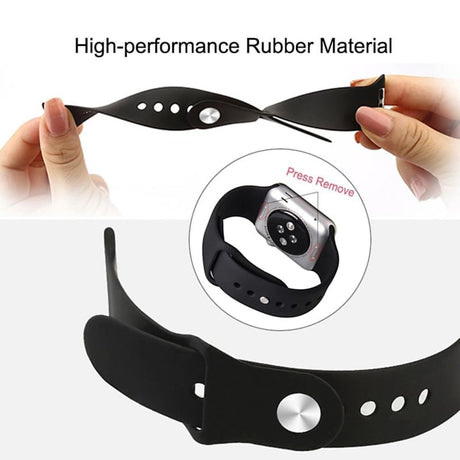 Apple Watch Siliconen Bandje Donkergroen 42/41/40/38mm