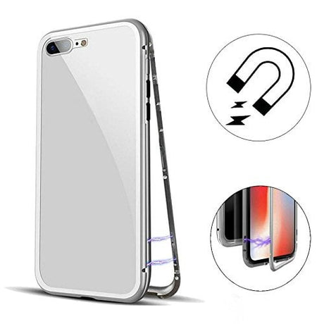 iPhone 7 Plus / 8 Plus 360° Magnetisch Hoesje Dubbelzijdig Glas