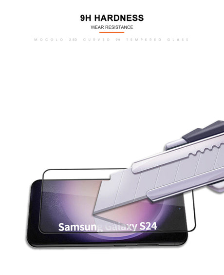 Galaxy S24 Premium Full Cover Tempered Glass Protector