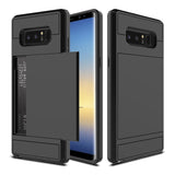 Galaxy Note 8 Slide Armor Hoesje Met Pashouder