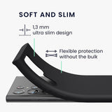 Galaxy S23 Ultra Soft TPU Case Hoesje Matte Zwart