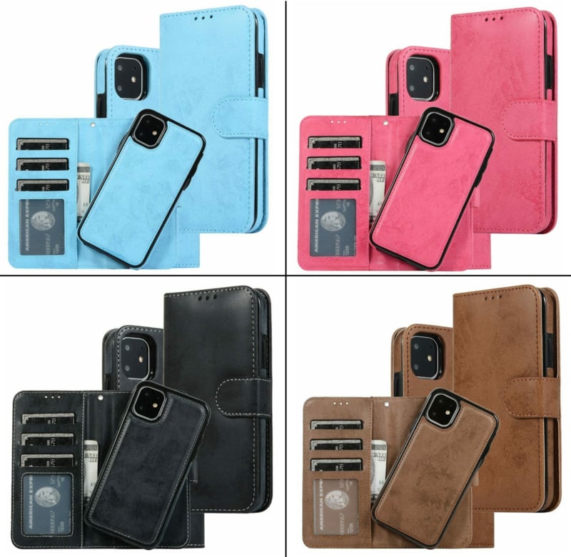 iPhone 7 Plus / 8 Plus Uitneembaar Magnetisch Bookcase Hoesje