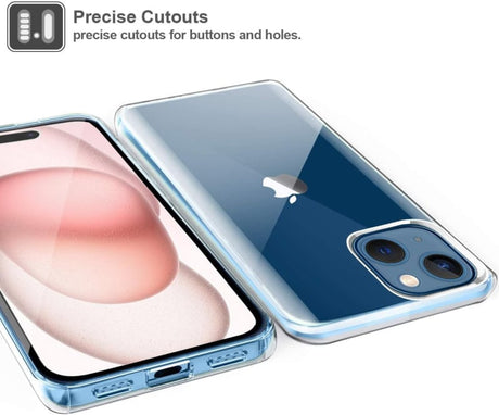 iPhone 16 360° Ultra Clear Hybrid PC + TPU Hoesje