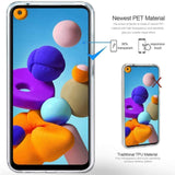 Galaxy A21s 360° Ultra Clear Hybrid PC + TPU Hoesje