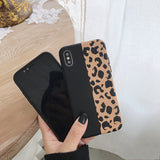 iPhone Xs Max Soft TPU Hoesje Luipaard Print