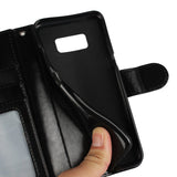 Galaxy S8 Leren Portemonnee Hoesje Met Pasfotovakje