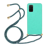 Galaxy S20 Plus Crossbody TPU Hoesje met Koord Mint