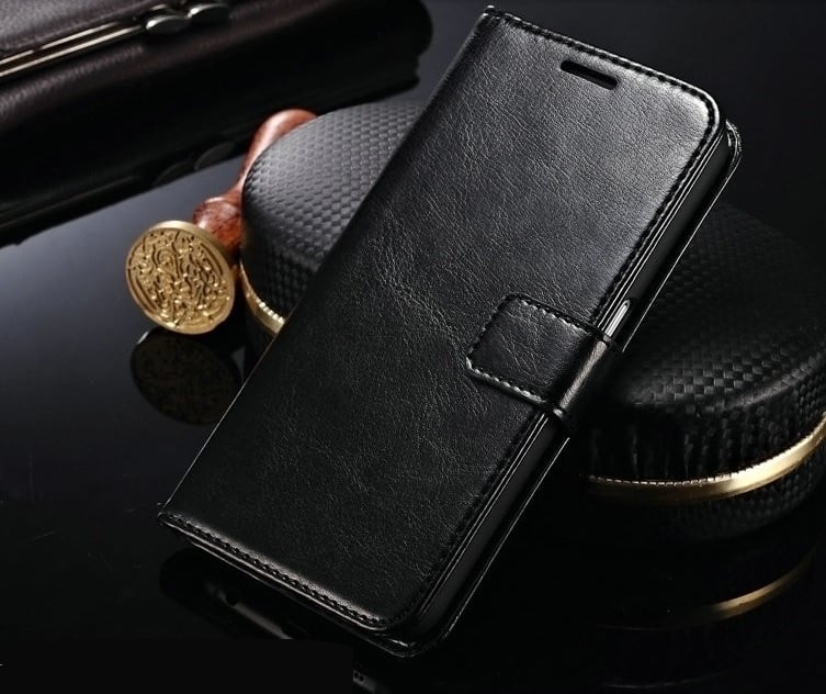Galaxy S6 Edge Plus Leren Portemonnee Hoesje