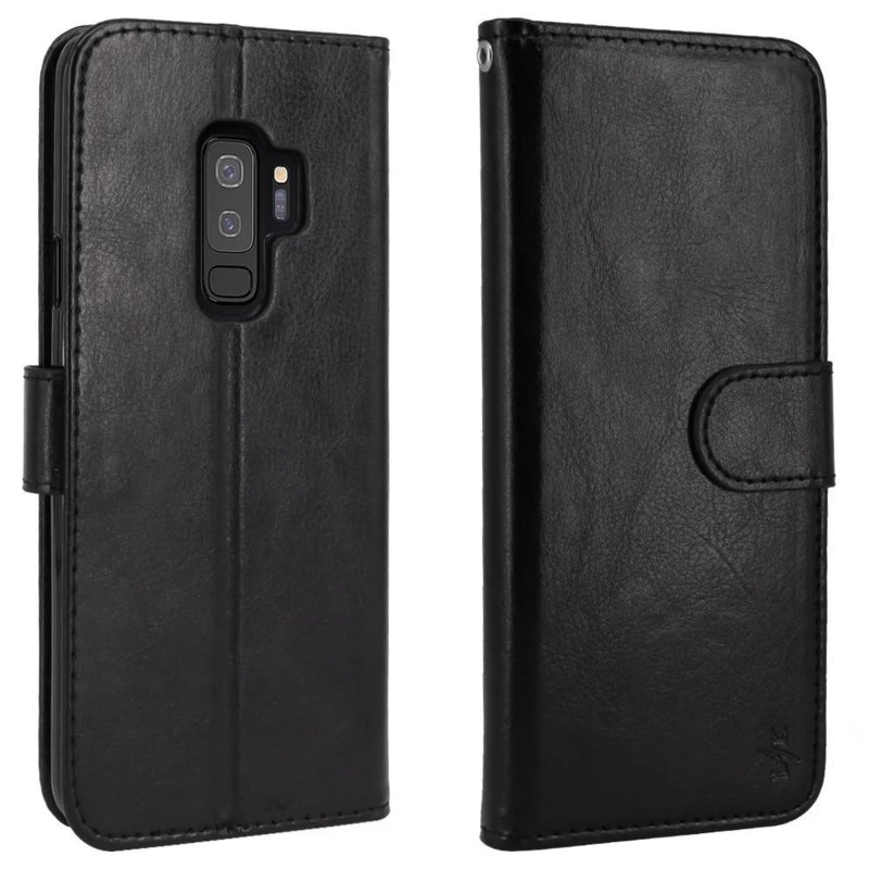 Galaxy S9 Leren Portemonnee Hoesje Met Pasfotovakje