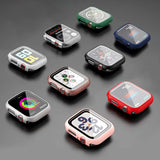 Apple Watch 4/5/6/SE 44MM Hard PC + Tempered Glass Hoesje
