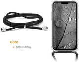 iPhone 14 Pro Max Transparant TPU Hoesje met Koord Crossbody