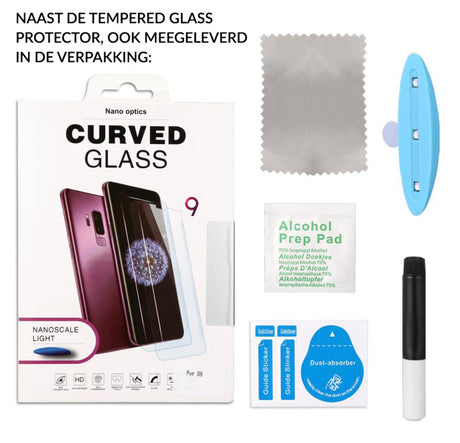 Galaxy S8 UV Liquid Glue 3D Tempered Glass Protector