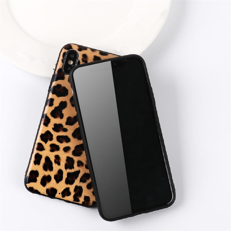 iPhone 7 Plus / 8 Plus Soft TPU Hoesje Luipaard Print