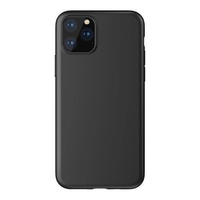 iPhone 13 Pro Soft TPU Case Hoesje Matte Zwart