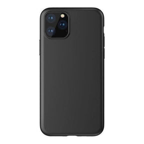 iPhone 13 Pro Soft TPU Case Hoesje Matte Zwart