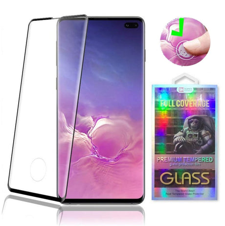 Galaxy S10 Plus Case Friendly 3D Curved Tempered Glass Screen Protector