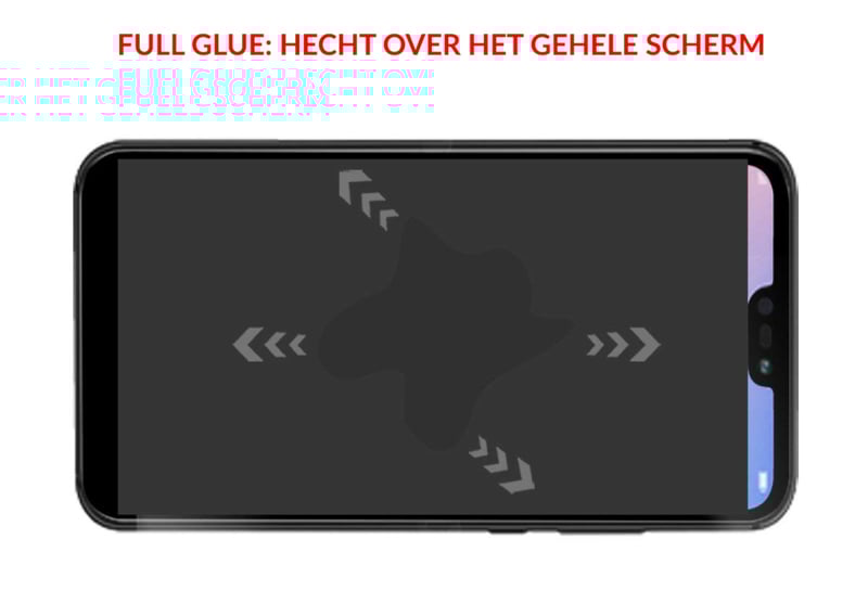 Huawei P20 Full Cover Full Glue Tempered Glass Protector