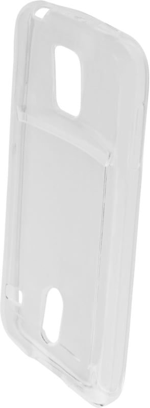 Galaxy S5 Transparant TPU Hoesje Met Pasjesvakje