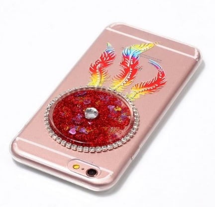 iPhone 6 Plus / 6S+ TPU Dromenvanger Bling Traagzand Hoesje