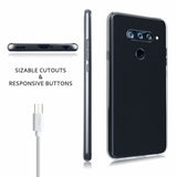 LG V40 Premium Soft TPU Hoesje Transparant