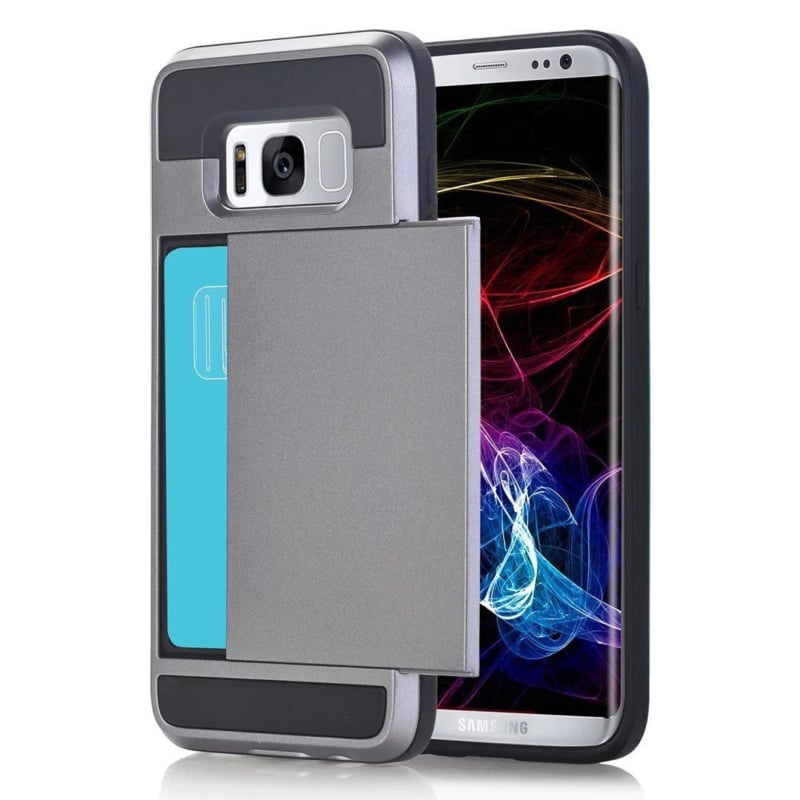 Galaxy Note 8 Slide Armor Hoesje Met Pashouder