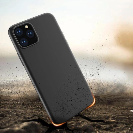 iPhone 13 Pro Soft TPU Case Hoesje Matte Zwart