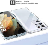 Galaxy S21 Ultra 360° Ultra Clear Hybrid PC + TPU Hoesje